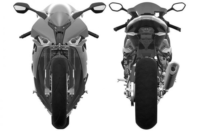 Riêng phần đầu không sử dụng ngôn ngữ thiết kế này, đèn pha cân đối hai bên khe hút gió trung tâm.