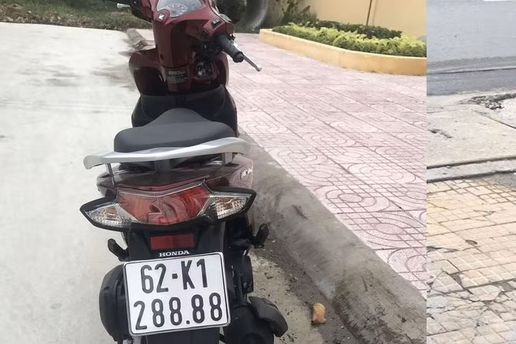 Xe mang biển số lộc phát biển đăng ký ở Long An.