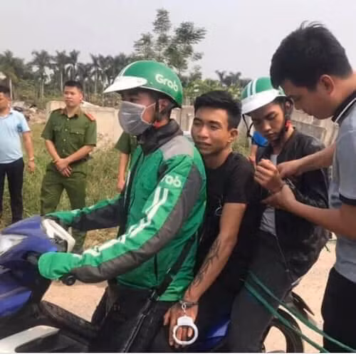 Mặt nghi phạm Đinh Văn Giáp - kẻ sát hại tài xế Grab vẫn nhơn nhơn, không chút ăn năn, hối lỗi.