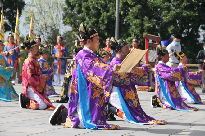 Việc tái hiện lễ Nguyên đán thời Nguyễn nhằm phát huy giá trị di sản vật thể và phi vật thể.