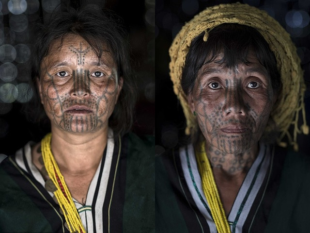 Hơn 1000 năm nay, người phụ nữ đến từ bang Chin ở Myanmar vẫn còn lưu giữ được các phong tục truyền thống từ xưa. Ở đây, các cô gái vẽ các hình xăm trên khuôn mặt để tránh bị bắt cóc và cũng được xem là một cách làm đẹp.