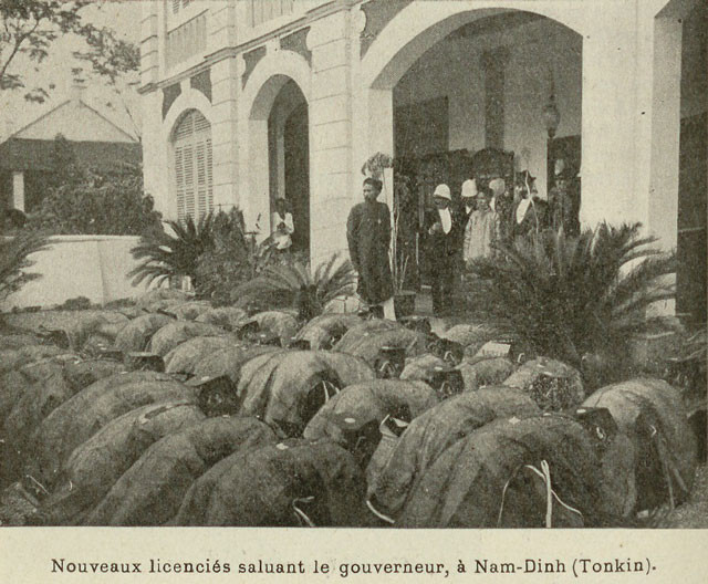 Người trúng tuyển cảm tạ Tổng đốc Nam Định.