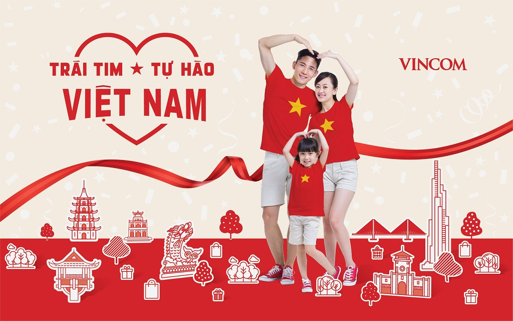 Chương trình lễ hội “Trái tim Việt Nam – Tự hào Việt Nam” sẽ diễn ra trên toàn hệ thống từ ngày 27/4 – 1/5.