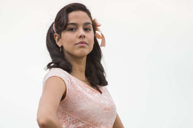 Ana Maria Estupiñán trong vở nhạc kịch La ronca de oro.