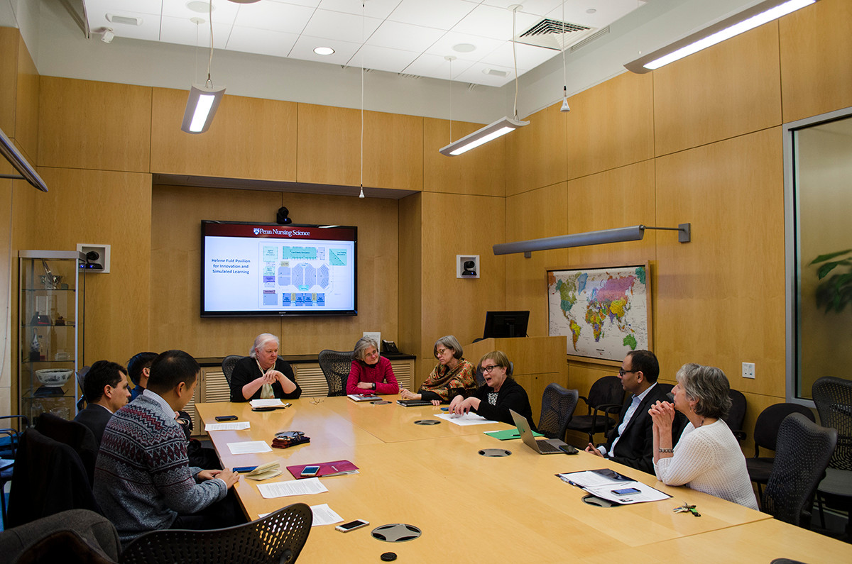 Đoàn VinUni và Vinmec thăm và làm việc với Trường Điều dưỡng, ĐH Penn.