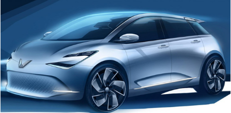 Phác thảo mẫu xe chạy điện cỡ nhỏ của VINFAST.