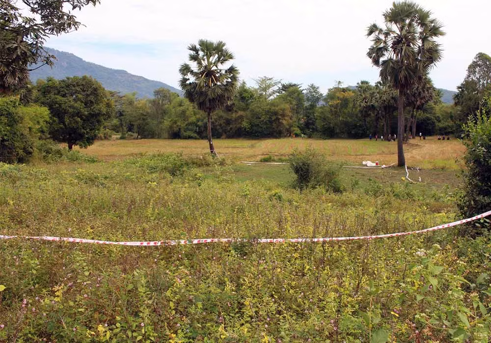 Hiện trường xảy ra vụ việc.