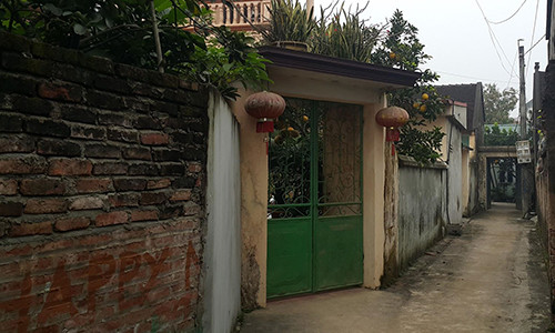 Khu nhà sinh sống của ông Lâm.