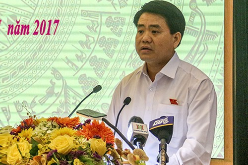 Chủ tịch UBND TP Hà Nội Nguyễn Đức Chung.