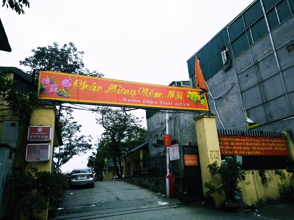 Đội tuần tra dẫn đoàn thuộc Phòng CSGT - Công an TP Hà Nội.