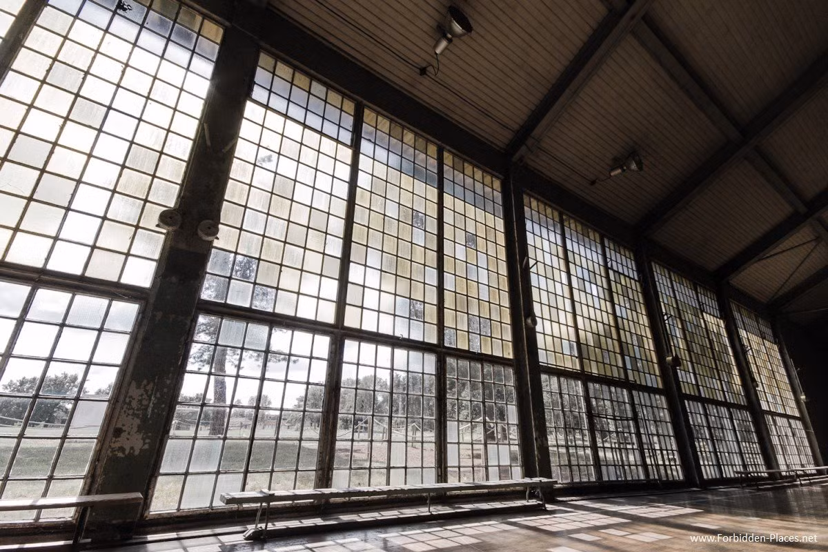 Tại Làng Olympic, phát xít Đức còn xây dựng một số tòa nhà để các vận động viên tập luyện.