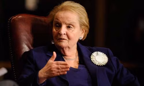 Madeleine Korbel Albright là người phụ nữ đầu tiên trở thành Ngoại trưởng Mỹ vào năm 1997.
