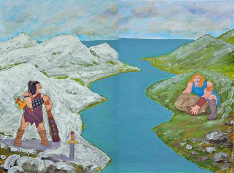 2. Trong thần thoại Ireland, Finn McCool hay còn gọi Fion mac Cumhail là một người khổng lồ, cao lớn. Người khổng lồ này được cho đã tạo ra Giant's Causeway - con đường của người khổng lồ ở Ireland và được Unesco công nhận là kỳ quan thiên nhiên của thế giới vào năm 1986.