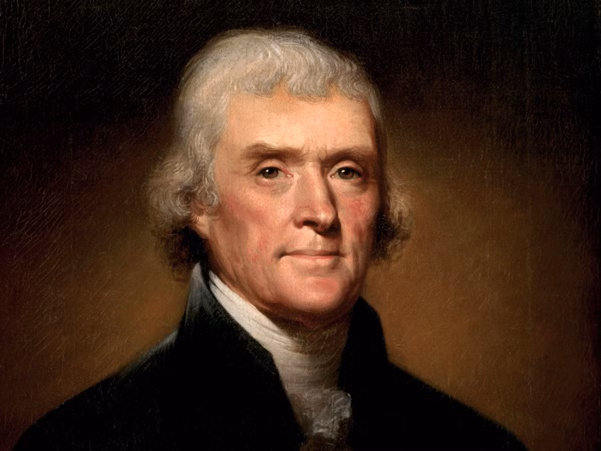 Tổng thống thứ ba trong lịch sử Mỹ Thomas Jefferson đảm nhận trọng trách dẫn dắt đất nước từ năm 1801-1809. Ông có chỉ số IQ là 160. Tổng thống Jefferson tốt nghiệp College of William and Mary trước khi theo học ngành luật.