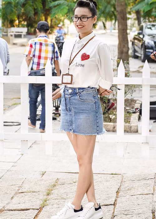 Gần đây, Nhã Phương bất ngờ tái xuất trong video quảng cáo cùng ông xã Trường Giang. Ảnh: Dân Việt