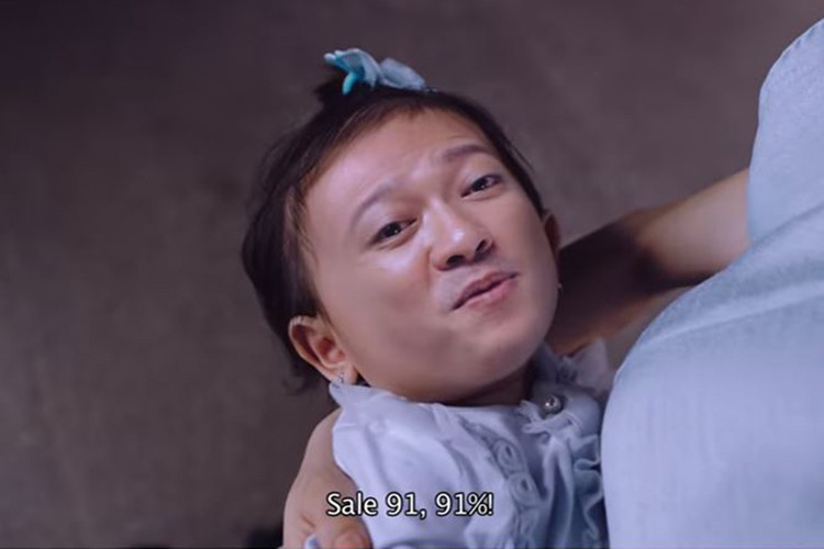 Trường Giang còn tiết lộ ảnh con gái được ghép bằng gương mặt của anh khiến người xem té ngửa. Ảnh: Tiền Phong