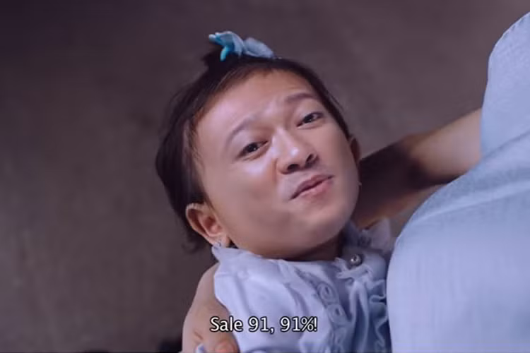 Trường Giang còn tiết lộ ảnh con gái được ghép bằng gương mặt của anh khiến người xem té ngửa. Ảnh: Tiền Phong