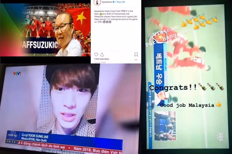 2 nữ ca sĩ của T-Ara: Hyo Min và Park So Yeon hay nam diễn viên Jin Joo Hyun cũng từng hết lời HLV Park Hang Seo cùng đội tuyển Việt Nam. Ảnh: Zing