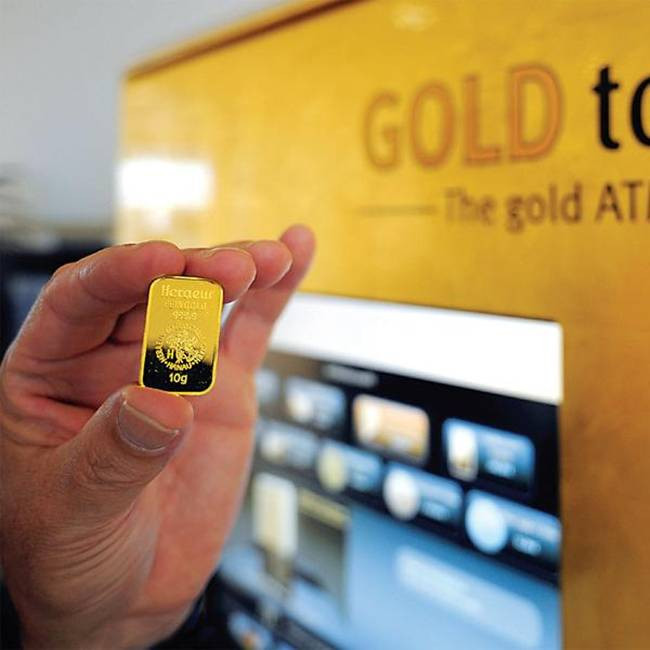 Nơi đặt máy ATM bán vàng này là khách sạn sang trọng Emirates Palace.