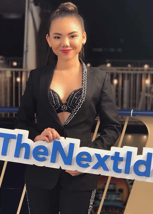 Các giám khảo Lionel Richie, Luke Bryan, Katy Perry bất ngờ trước giọng hát của Minh Như khi thí sinh này hát ca khúc "One night only".