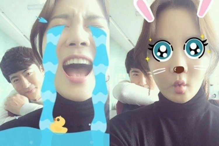 Cả Chae Rim và ông xã đều mong sớm có con sau đám cưới. Ảnh: Weibo