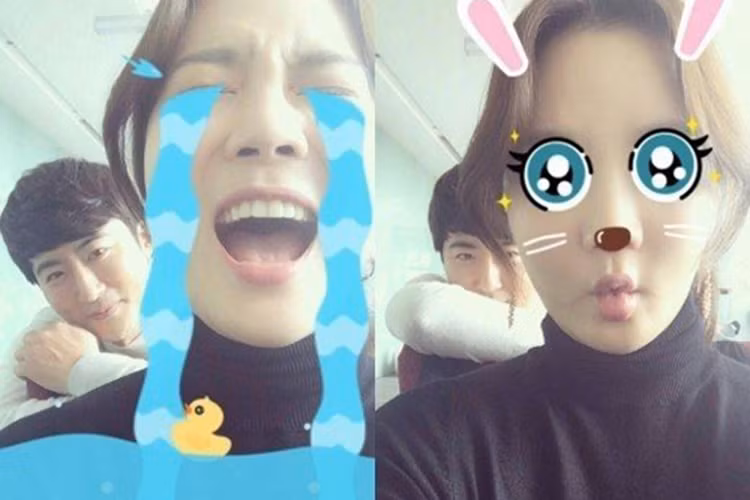 Cả Chae Rim và ông xã đều mong sớm có con sau đám cưới. Ảnh: Weibo