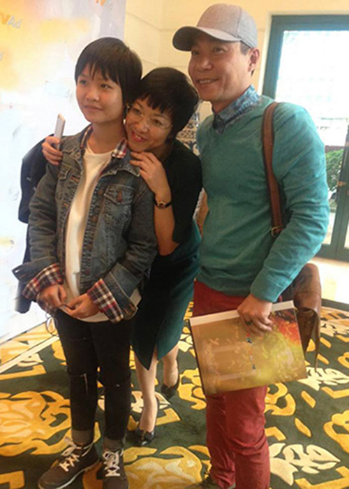 Thục Anh được MC Thảo Vân - vợ cũ thứ hai của Công Lý khen ngoan ngoãn, lễ phép, được mẹ giáo dục tốt và rất mực thương bố, thương em trai. Ảnh: Vietnamnet