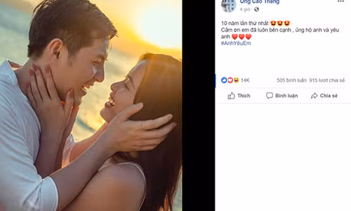 Dong Nhi, Ong Cao Thang yeu nhau 10 nam - moi tinh vung ben o showbiz