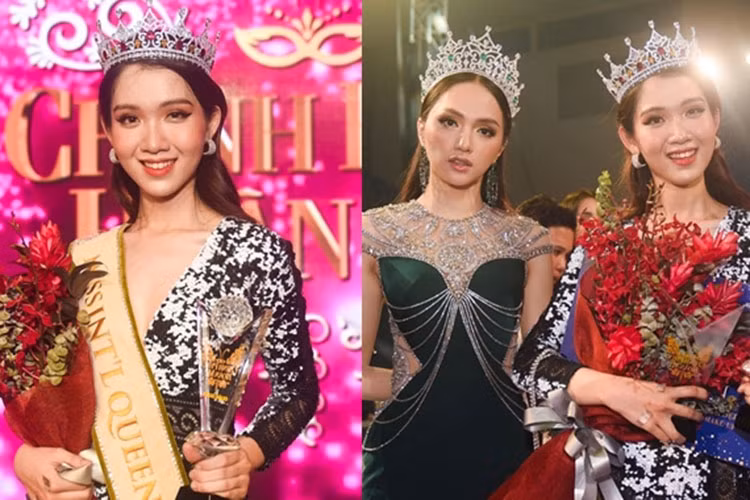 9x chuyen gioi thi hoa hau quoc te: Co dang quang giong Huong Giang?