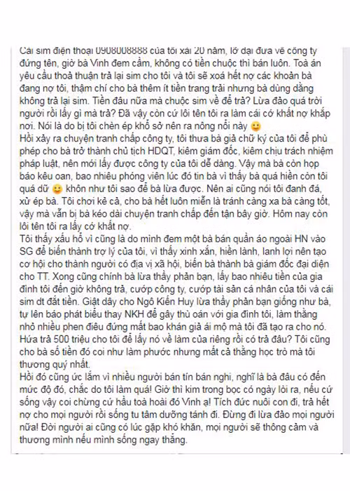 Thanh Thao buc xuc to bi Thuy Vinh muon ten khat no-Hinh-3