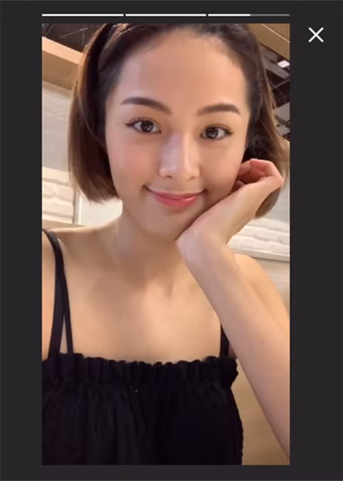 Vừa bị chê xuống sắc, tình cũ của Cường Đô la đã khoe hình ảnh rạng rỡ của mình. Ảnh: Gia đình Việt Nam