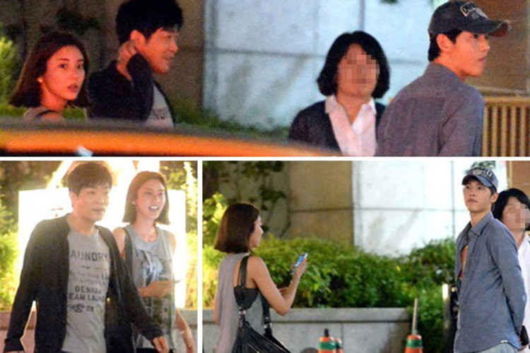 Năm 2013, Song Joong Ki bị bắt gặp có buổi gặp gỡ với đàn chị Son Dam Bi dấy nghi vấn cả hai hẹn hò. Ảnh: Sports Seoul