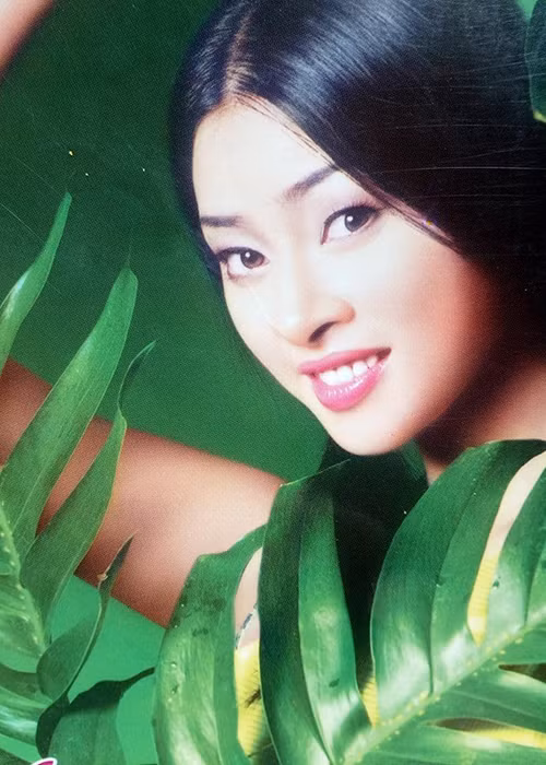 Người đẹp gốc Trà Vinh từng xuất hiện đoạn quảng cáo ngắn ngủi cho một hãng xe gắn máy vào năm 1999. Ảnh: Vietnamnet