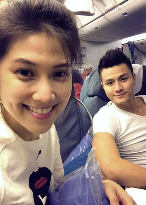 Thu Hằng và Vĩnh Thụy xứng đôi vừa lứa. Tuy nhiên, cả hai chia tay vào cuối năm 2013 sau một thời gian dài hẹn hò.