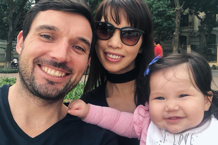 Sau 3 năm kết hôn với ông xã là giáo viên, Hà Anh đang có tổ ấm vô cùng viên mãn.