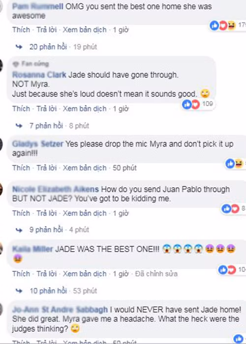 Bên cạnh những lời chê, có không ít ý kiến khen Minh Như là một trong những thí sinh hát tốt nhất cuộc thi năm nay.