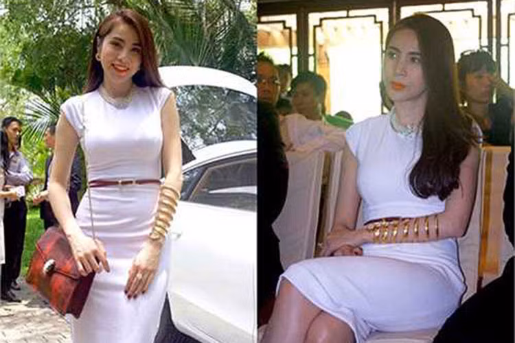 Thủy Tiên nổi tiếng là nữ ca sĩ giàu có và chịu chơi trong Vbiz. Thế nhưng, cách khoe đồ hiệu của cô từng kém sang. Ảnh: VTC