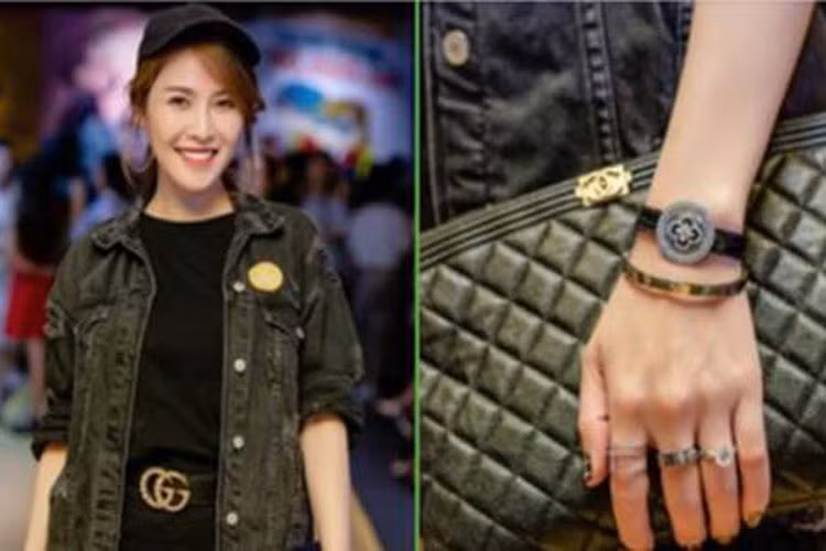 Không chỉ Ngọc Trinh, nhiều sao Việt cũng bị ném đá vì khoe hàng hiệu kém sang. Ví như như Quế Vân. Cô từng khoe bàn tay đeo loạt phụ kiện ước tính đến 2 tỷ đồng.