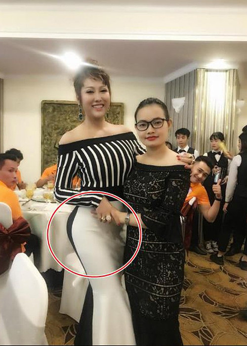 Vòng 3 của Phi Thanh Vân lại bị chê biến dạng. Ảnh: Phụ nữ sức khỏe