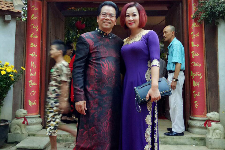 Trên Phụ nữ Việt Nam, nam nghệ sĩ cho biết, Bích Vân luôn ủng hộ đam mê, nhiệt huyết và khát vọng với sự nghiệp của chồng. Ảnh: FBNV