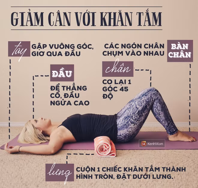 Hoc nguoi Nhat cach giu dang chi bang mot chiec khan