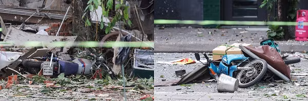 Vu no tren duong Yen Phu: Khi gas co the bi ro ri khi sua chua-Hinh-2