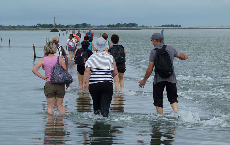 Con đường thường "biến mất" trong khoảng vài giờ mỗi ngày.