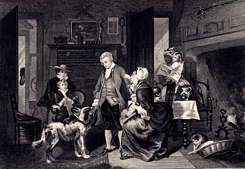 Tổng thống Mỹ George Washington là người có tình yêu đối với động vật. Ông sở hữu nhiều chú chó, chẳng hạn như chú chó Madame Moose và Sweet Lips,...và một vài chú ngựa. Ảnh: Getty.