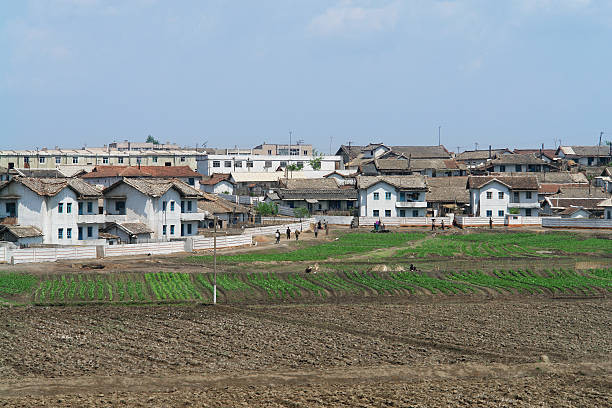 Trong ảnh là một ngôi làng ở vùng nông thôn của Triều Tiên. (Nguồn ảnh: Istock, AJ, IT)