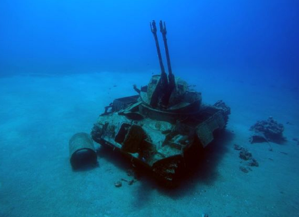 Cảnh tượng quen thuộc với những thợ lặn thường xuyên ở Aqaba.