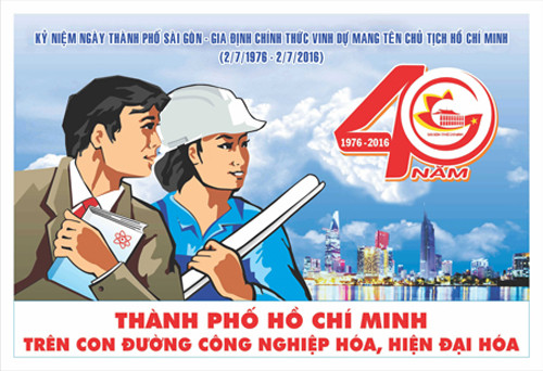 Sự kiện 40 năm - Thành phố Sài Gòn tự hào mang tên Chủ tịch Hồ Chí Minh