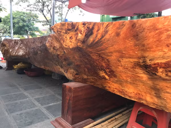 Choang voi chiec sap lam tu go quy nang 5 tan, gia hang ty dong o Ha Noi-Hinh-5