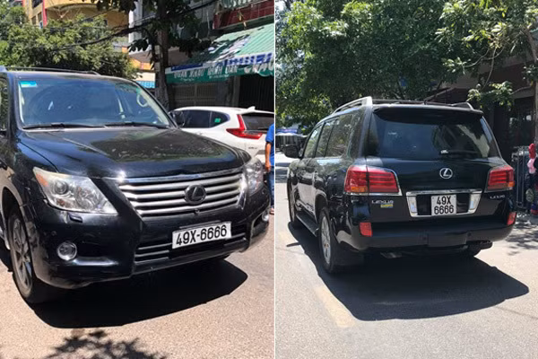  Lexus biển tứ quý 6 tông chết 4 người ở Quy Nhơn: Khoảng 13h10 ngày 11/4, ông Nguyễn Đức Huyện (60 tuổi, trú tại TP Quy Nhơn) điều khiển xe Lexus mang BKS 49X – 6666 đến đường Nguyễn Công Trứ, TP Quy Nhơn để chờ đưa tang, tại thời điểm trên, trong lúc thực hiện các thao tác đối với các bộ phận ga, thắng, cần số của xe và đưa cần số vào vị trí di chuyển xe về phía trước, làm xe vọt mạnh tông vào những người đang chờ khiêng quan tài. (Ảnh: Vietnamnet)