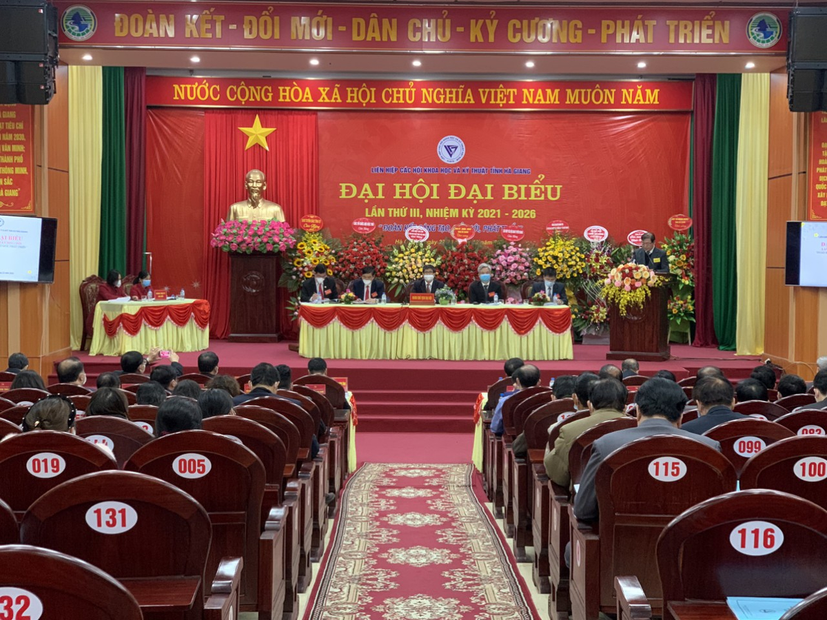 Dai hoi Dai bieu Lien hiep Hoi tinh Ha Giang lan thu III, nhiem ky 2021-2026